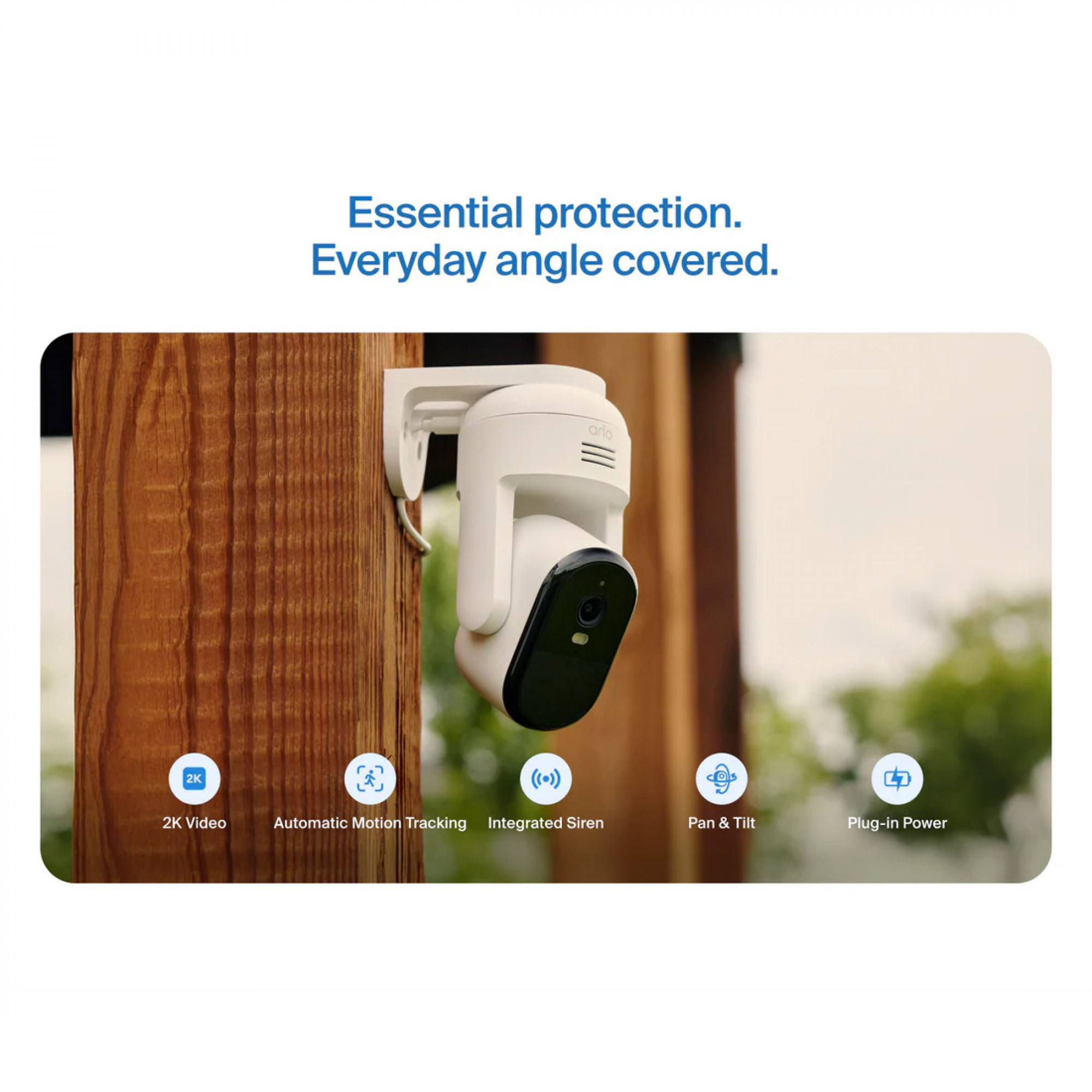 Arlo Essential Pan Tilt – AI камера відеоспостереження для дому